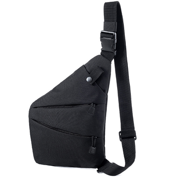 Багатофункціональна нагрудна сумка-кобура Kosibate для прихованого носіння чорна (H96)