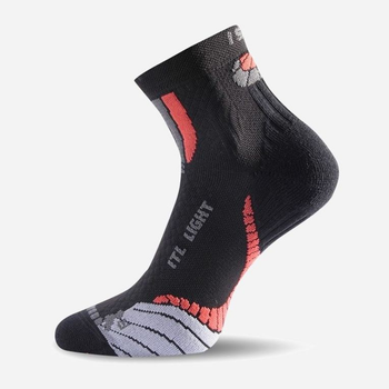Термоноски мужские демисезонные Lasting Itl XL 46-49 Черные с красным (002.003.2395)