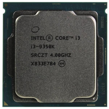 Процессор Intel Core i3-9350K 4.00GHz/8Mb/8GT/s (SRCZT) s1151, tray
