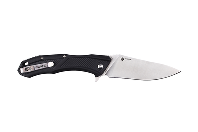 Нож складной туристический Ruike D198-PB черный (8Cr13MoV, 98/231 мм, Liner Lock)