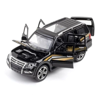 Машинка іграшкова Mitsubishi Pajero металева моделька колекційна 15 см Чорний (7473593)