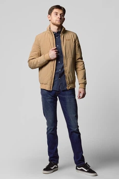 Бомбер Wrangler Classic Bomber Regular Fit (W4732XIWM) Бежевий S-00