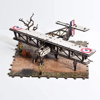 Літак 3DBRT Voisin LB 1:48 з аеродромом Кольоровий
