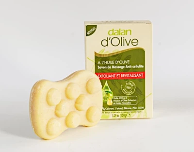 Массажное антицеллюлитное мыло Exfoliating&Revitalizing Dalan D'Olive 150 г