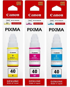 Чернила для Canon PIXMA G6040 Canon GI-40 C/M/Y SET40C/M/Y