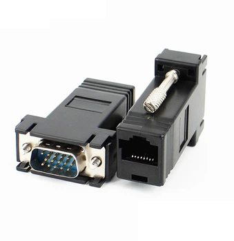 Пассивный удлинитель (A) VGA, RJ-45 to VGA (male)