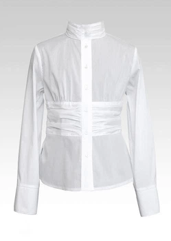 Блузка школьная для девочки SLY 125/S белая 134