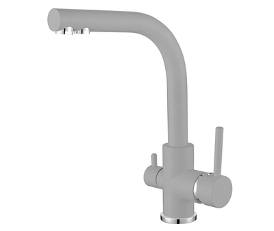 Кухонный смеситель Aquasanita Akvaduo 2663 Argent 220 Серый