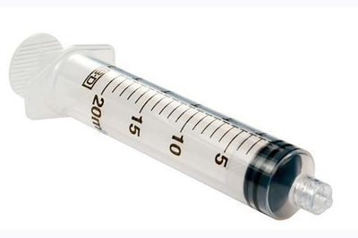 Шприц инъекционный одноразового использования Medicare 3-компонентный 20 мл, с иглой 0,8х38 мм Луер локк