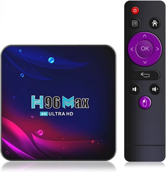 Смарт ТБ приставка H96 Max V11 4ГБ + 32ГБ Android 11 TV Box Wi Fi 5 ГГц