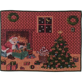 Салфетка Санта у камина SETA Decor 11-62-11