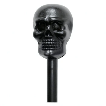 Тростина Череп чорний SETA Decor 16-147BLK