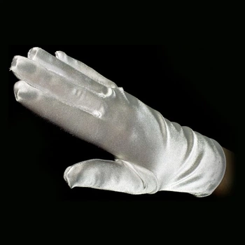 Короткі рукавички атласні SETA Decor 99-243WT