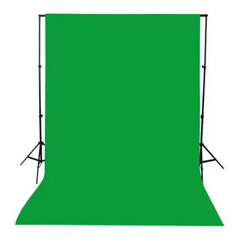 Зеленый тканевой фон для фотостудии Unikey Green Хромакей 1,5х2м