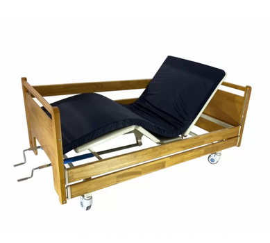 Дерев'яне механічне медичне багатофункціональне ліжко MED1-CT07