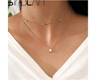 Кольє подвійне Sindlan Star X0654 44