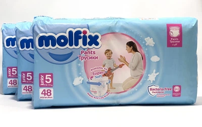 Підгузки-трусики Molfix 5 junior 12-17 кг 144 шт