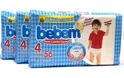 Підгузки-трусики Bebem Розмір 4, 9-14 кг, 168 шт