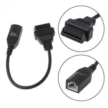 Переходник OBD2 Honda 3 pin для подключения диагностики к авто Honda (3pin - 16pin)