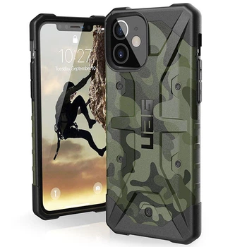 Удароміцний чохол Urban Armor Gear Pathfinder камуфляж для Apple iPhone 12 mini (5.4") Зелений (40378)