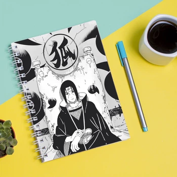Скетчбук Sketchbook блокнот для рисования с принтом Naruto Наруто Итачи Манга