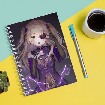 Скетчбук (Sketchbook) блокнот для рисования с принтом "Genshin Impact - Геншин Удар 11"