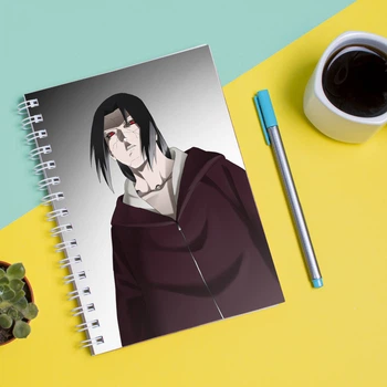 Скетчбук Sketchbook блокнот для рисования с принтом Naruto Наруто Итачи 2