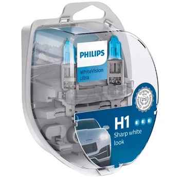 Галогенні лампи Philips H1 WhiteVision Ultra 12258WVUSM 55W P14,5s