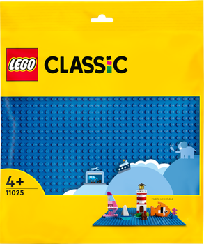 Конструктор LEGO Classic Базовая пластина синего цвета 1 деталь (11025)