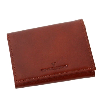 Чоловіче портмоне з натуральної шкіри 92 Newport Vip Collection, коньячне