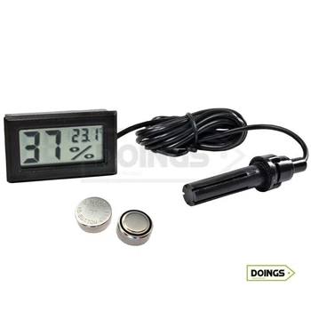 Датчик влажности и температуры CARPRIE WSD-10c Black с кабелем