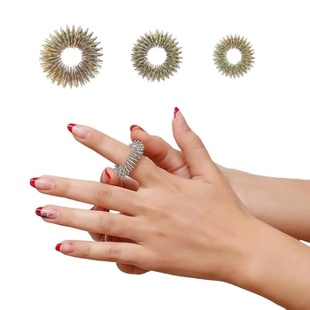 Масажер су джок набір з 3 кільцями для пальців, масажне кільце для пальців (VS7004917)