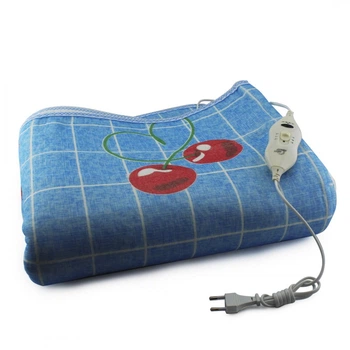 Простынь электрическая Electric Blanket 150х180см (в клеточку, Вишни)