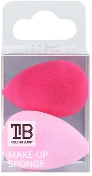 Мини-спонж для макияжа Tools For Beauty Mini Concealer Makeup Sponge Pink 2 шт (5903018900223)
