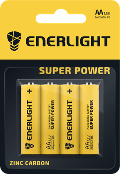 Батарейки ENERLIGHT SUPER Power AA/R6 (4шт)