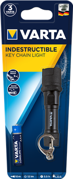 Ліхтар-брелок VARTA INDESTRUCTIBLE KEY CHAIN LIGHT LED (16701)