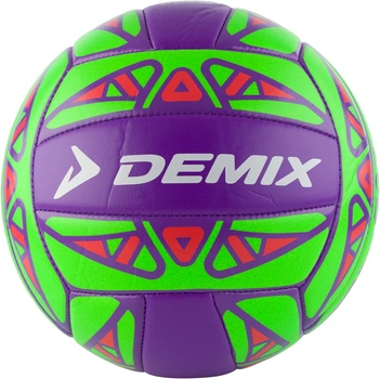 Мяч для пляжного волейбола (Size 5) Demix Фиолетовый с зеленым