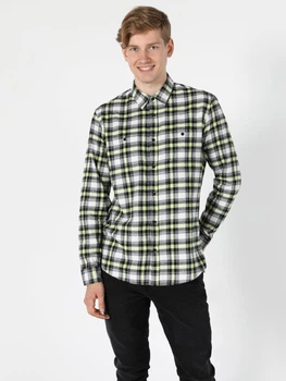 Сорочка бавовняна чоловіча Colin’s CL1055663 S Black (8682240949862)