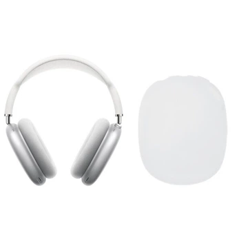 Защитная накладка Deexe Flexible Silicone для AirPods Max - White