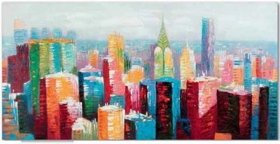 Картина на холсте Bubola E Naibo The rooftops 80х160 см (A11180G0)