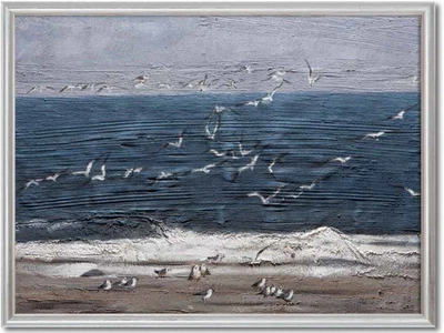 Картина на холсте Bubola E Naibo Seagulls on the sea 90х120 см (W66890C0)