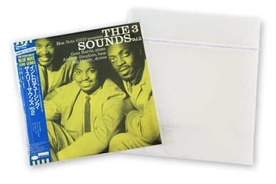 Закрывающиеся наружные пакеты конверты с клапаном Vinylaccessories для пластинок 12" LP 40 микрон 100шт