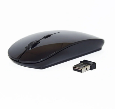 Беспроводная компьютерная мышка Wireless Mouse G-132, Черная, мышь оптическая (1007391-Black-1)