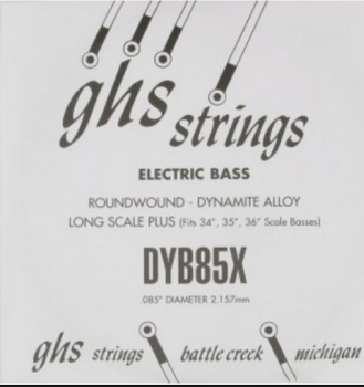 Одиночная струна для бас-гитары GHS STRINGS DYB85X