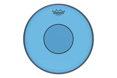 Пластик для барабана Remo POWERSTROKE 77 14" COLORTONE BLUE