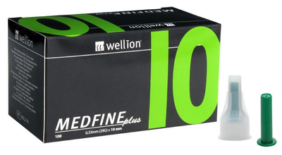 Голки інсулінові Wellion Medfine 10мм, 30G - Велліон Медфайн 10мм