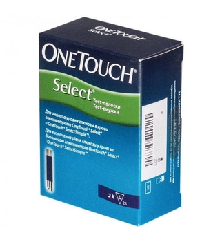 Тест-смужки One Touch Select #50 - ВанТач Селект #50 шт.