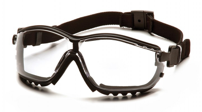 Баллістичні окуляри с диоптрической вставкой Pyramex V2G прозорі (2В2Г-10+RX)