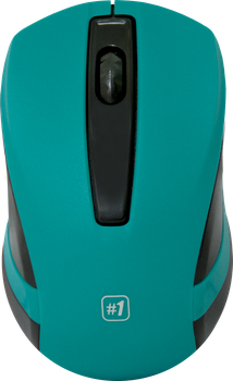 Миша Defender #1 MM-605 Wireless Green (52607) (6337137)