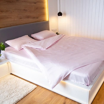 Пододеяльник NaviHome 180х200 сатин нежно-розовый